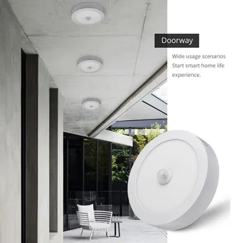 

85V -265V LED Ceiling Light Lamp Pir Motion Sensor 6W 12W 18W Auto On OFF Surface Mount Room Bedroom Kitchen Lighting Fixture