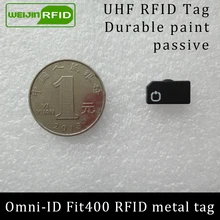 UHF RFID Анти-металлическая метка omni-ID fit400 fit 400 915 МГц 868 МГц Alien higgs3 EPCC1G2 6C прочная краска смарт-карта пассивные RFID метки