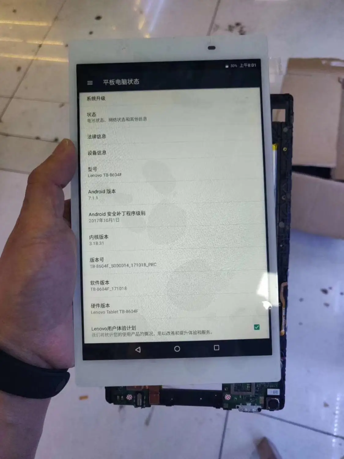 Для lenovo Tab 4 8 TB-8604 TB-8604F TB-8604N ЖК-дисплей с сенсорным экраном в сборе