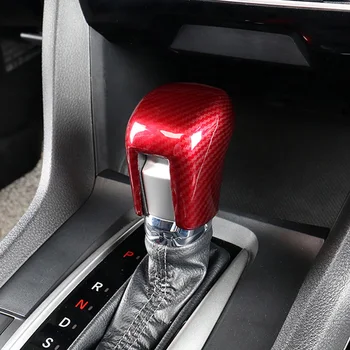 

Car ABS All-inclusive gear shift head cover For Honda CIVIC 2016 2017 2018 2019 2020 Car Gear Shift Knob Sequins Case Sticker