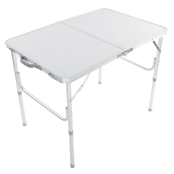 

Aluminum Alloy Folding Camping Table Portable Adjustable Tables Lightweight Desk for Outdoor Camping Garden Picnic BBQ