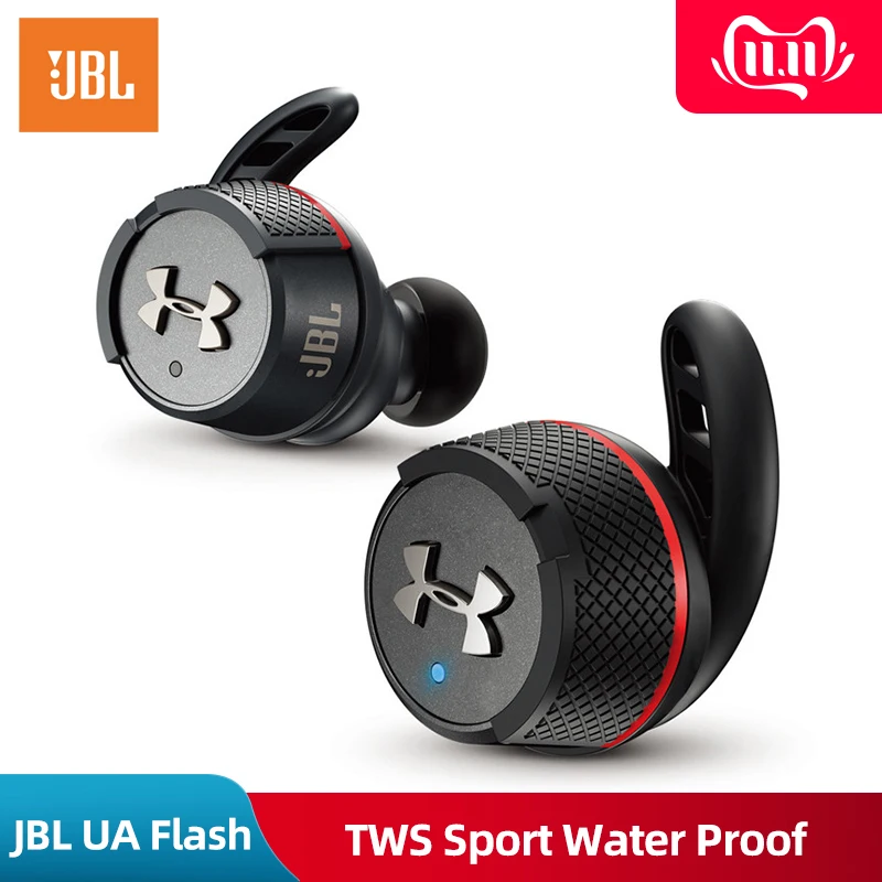 Оригинальные наушники JBL мкА FLASH TWS, беспроводные наушники Bluetooth V4.2, Спортивные Беспроводные водонепроницаемые наушники с зарядным устройством и микрофоном