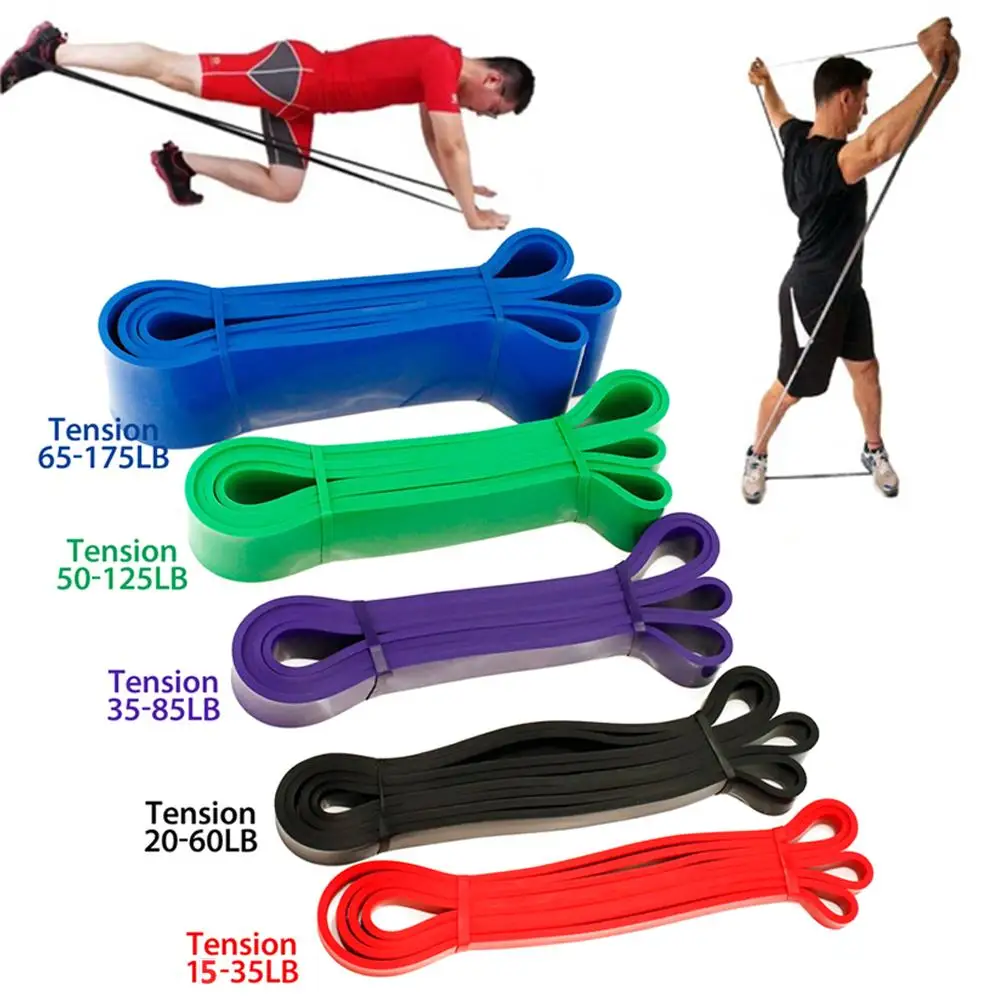 

1PC Latex Workout Bands Fitness Equipment Exercise Resistance Loop Resistance Bands For Legs Butt Arms Yoga Fitness Pilates
