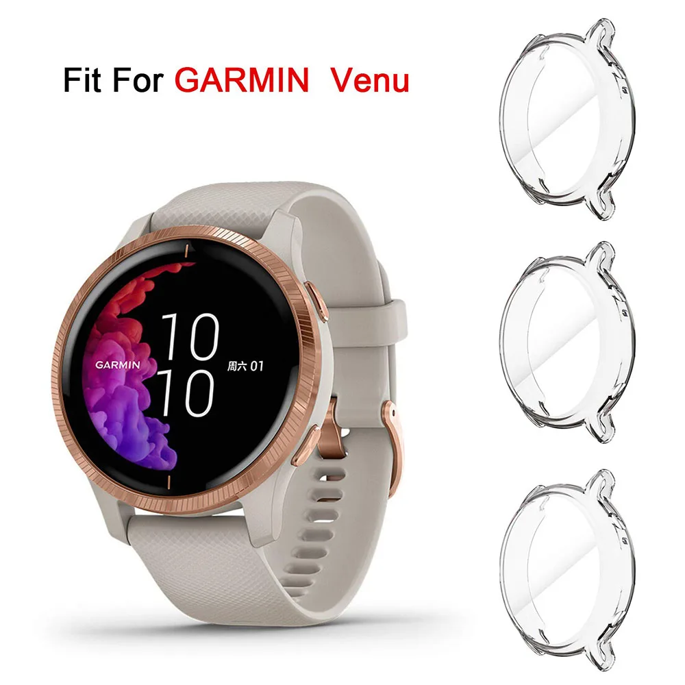 Étui de protection d'écran ultra fin pour Garmin Venu Gaf, housse de  protection complète en TPU pour bandes de montre intelligente Garmin Venu,  lot de 3 - AliExpress