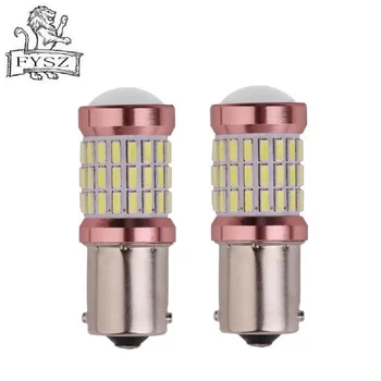

2Pcs BA15S 1156 led BA15D 1157 Car bulb 4014 60SMD For Car Parking Brake lights Turn Signal Light Sidelight Super White bulb 12V
