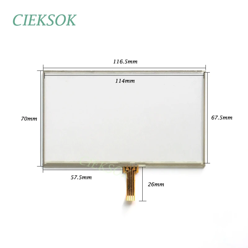 4.3 inch touch RUIXINHAI 116.5x70mm 1