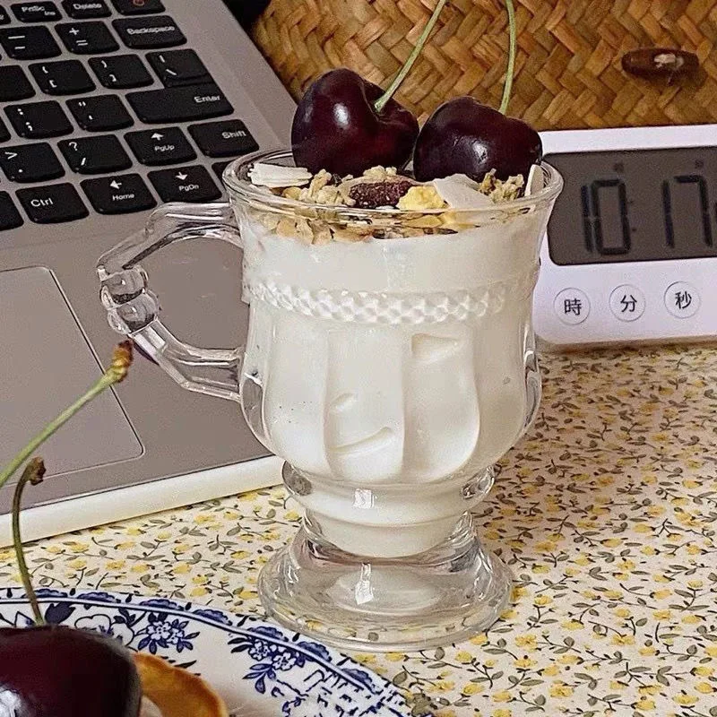 Heat Resistant Thick Glass Cup European Style Teacup Coffee Cup Healthy Drink Mug Tea Mugs coffee cup tea cup coffee mug