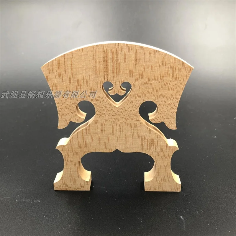 Cello Bridge 1pcs cello bridges AA grade maple 4/4 3/4 1/2 1/4 1/8 Belgium style French style Adjustable Replace Cello bridge part accessorie