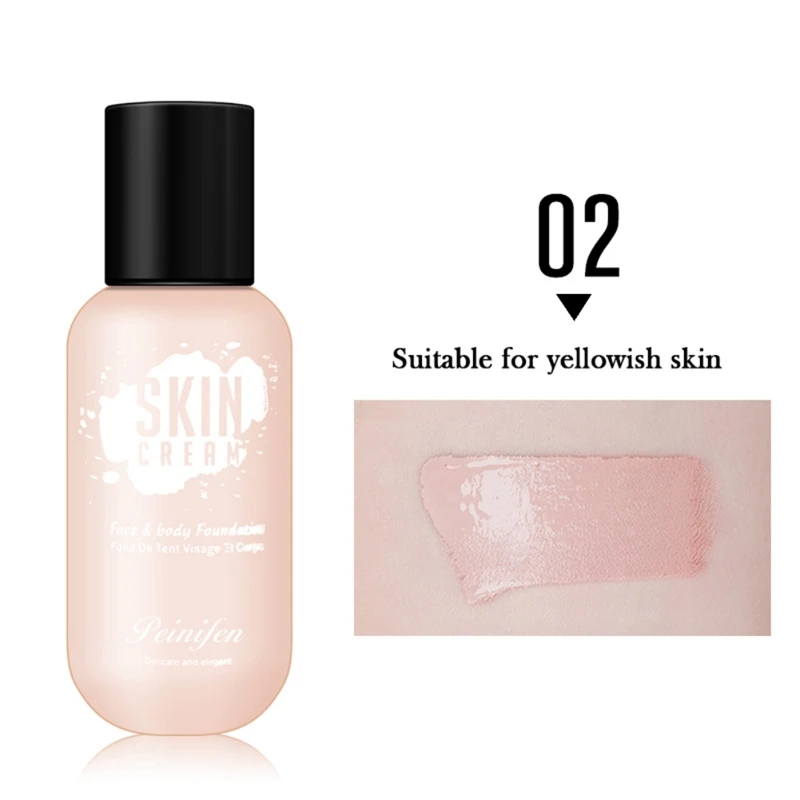 Thin And Light Liquid Foundation Moisturizing Cover Blemishes Even Skin Color Concealer Foundation Cream
