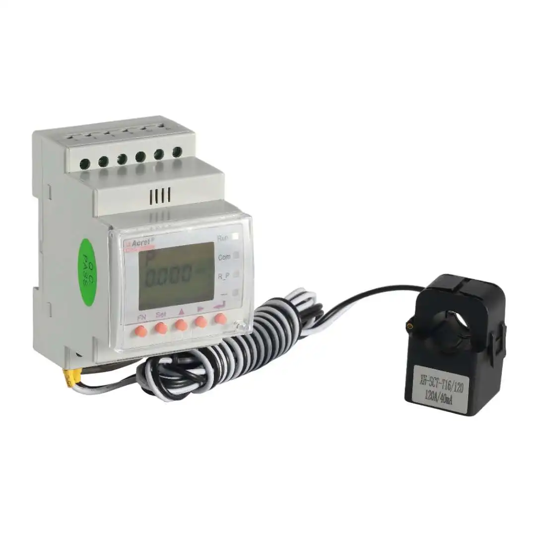 

ACR10R-D16TE 1 Phase Zero Export Bidirectional Energy Meter with RS485 And One Ct Max 120A for solar Inverter