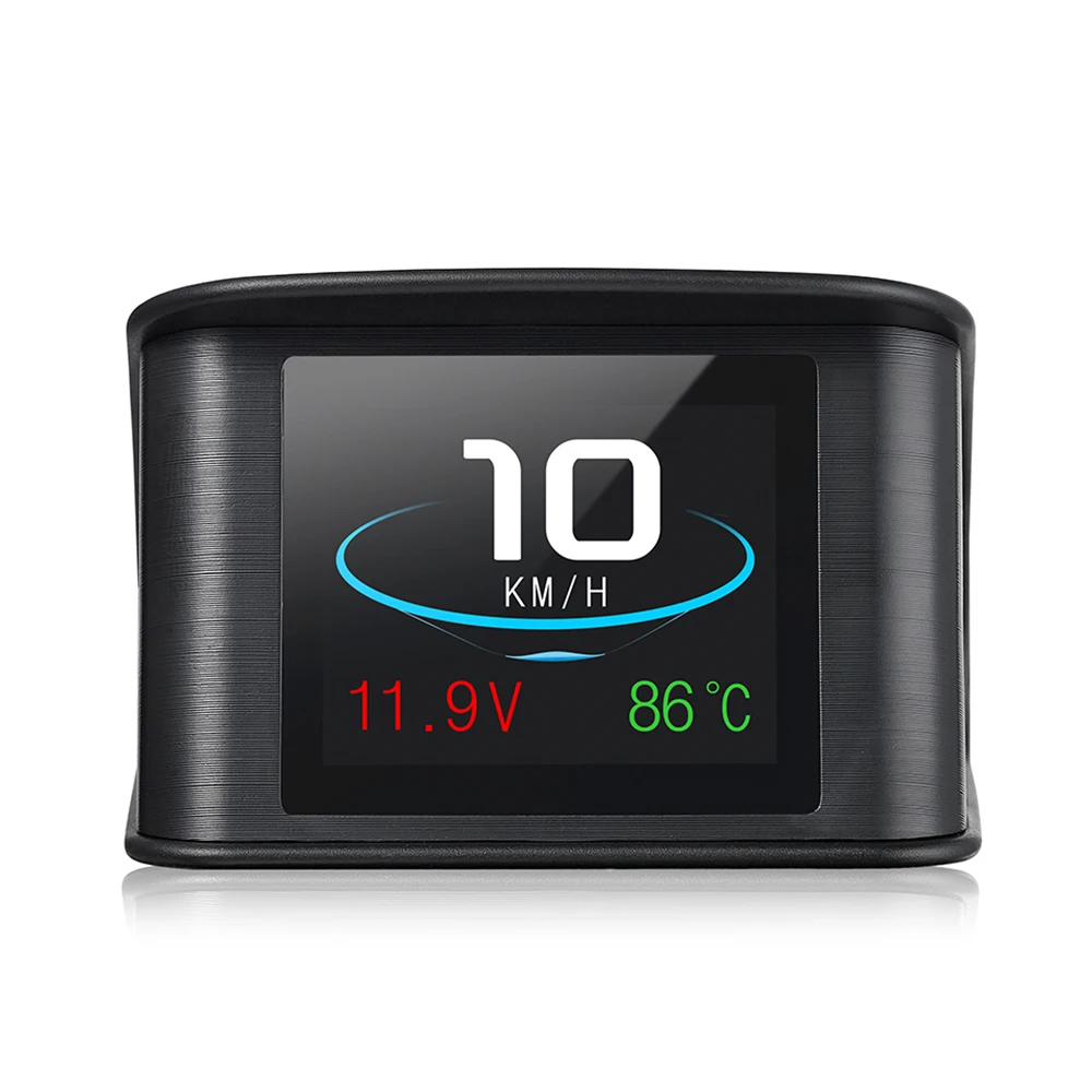 Hud OBD компьютерный автомобильный проектор скорости цифровой измеритель скорости Дисплей Расход топлива Датчик температуры диагностический инструмент