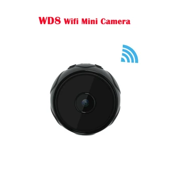 

2019 WiFi Night Vision Wireless WD8 Mini Camera Wifi Home Security Camera Surveillance Camera, Remote Monitor Phone App