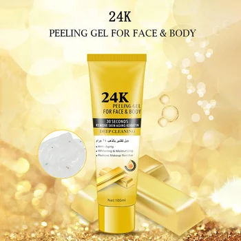 

100g Face Cleanser Exfoliator Exfoliating Whitening Brightening Peeling Cream Face Scrub Gel