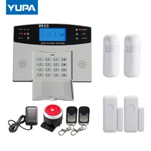 Système d'alarme de sécurité domestique filaire sans fil, GSM, 433MHz, pour Ios, Android, contrôle via application, sirène, numérotation automatique, capteur de porte, capteur PIR