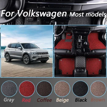 

Luxurious Wire Car Floor Mats For BMW E70 E34 E39 E46 E90 F10 F16 G30 M3 X1 X2 X3 X4 X5 1/2/3/4/5/6/7 Non-slip Car Floor Mats