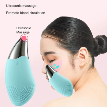 

Facial Cleansing Brush Sonic Vibration Massager Electric Silicone Pore Cleaner Face Scrub Washing Brush Makeup Tool