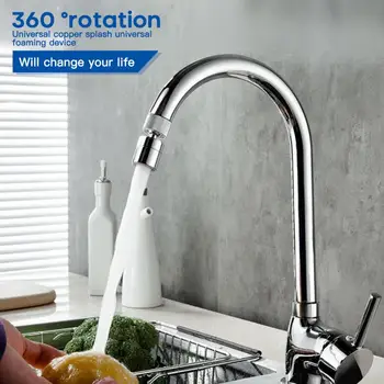 

Universal Splash Filter Faucet 360 Degree Rotating Adjustable Faucet Water Diffuser Bubbler Water Saving Filter Faucet Connector