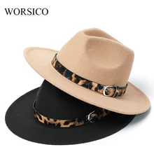 Верхняя шапка зимняя Имитация шерсти фетровая шляпа для мужчин Классическая мода осень черные шляпы для женщин