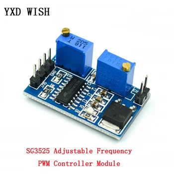 

DC 5V 12V SG3525 PWM Controller Module 100HZ-100KHZ Adjustable PWM Frequency Control Board Diy Electronic