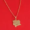 Cote D'Ivoire Map Pendant Necklace Ivory Coast Maps Necklaces Gold Color Map Jewelry For Women Men 4