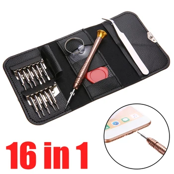

16PCS/SET Cell Phone Opening Pry Mobile Phone Repair Tool Kit Screwdriver Set Glasses Teardown Accessories Universal