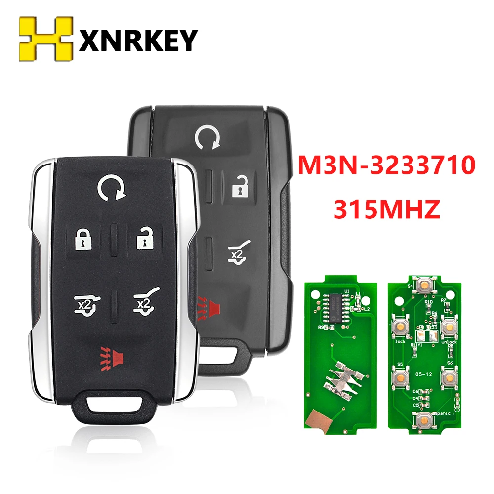 XNRKEY FCCID M3N32337100Car Remote Key For Chevrolet 2014-2018 Silverado Colorado GMC 315Mhz