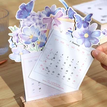 Calendrier de bureau en trois dimensions, cadeaux du nouvel an, décor créatif, planificateur quotidien en bois, 2022