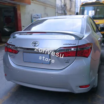 

Use for Toyota Corolla 2014-2018 Year Spoiler ABS Plastic Carbon Fiber Look Rear Trunk Wing Car Body Kit Accessories