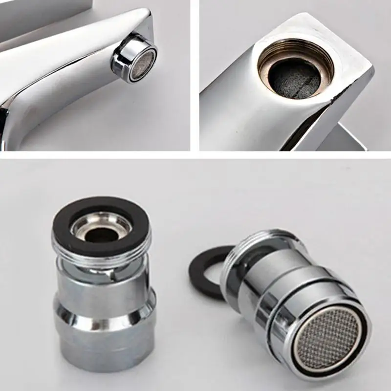 Faucet Bubbler Faucet Mouth Foamer Splash-proof Nozzle Kitchen Basin Faucet Accessories Brass Water Saving 360-degree