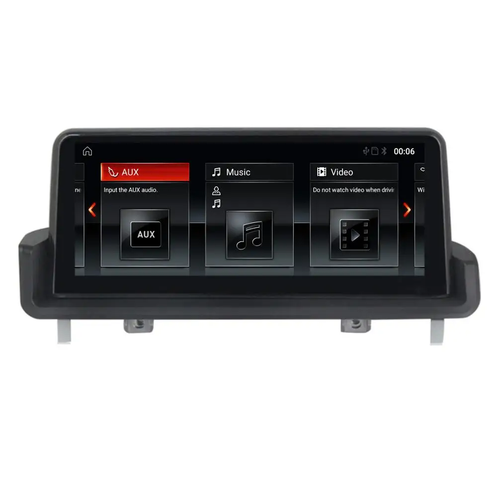 Top HFCYJIA 10.25" Android 8.1 Car Multimedia Screen For BMW E90 E91 E92 E93 Head Unit Stereo 2+32G RAM WIFI BT IPS Touch Screen AUX 2