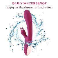 Erwachsene Sexspielzeug Vibratoren G-Punkt 10 Geschwindigkeiten USB wiederauf ladbare leistungs starke Dildo Kaninchen Vibrator für Frauen Klitoris Stimulation Massage 5