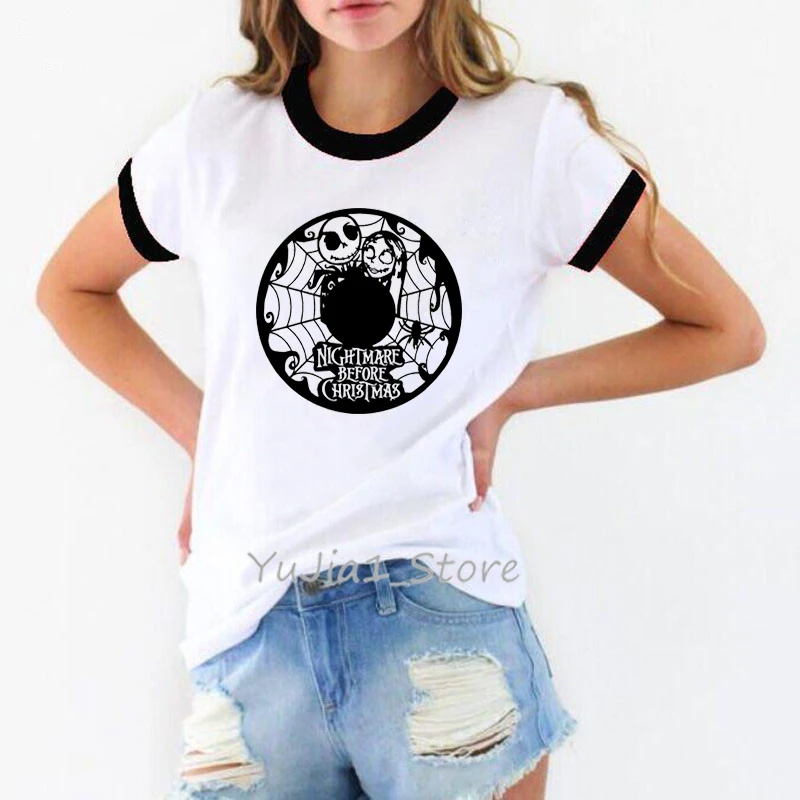 Y92409B Vogue футболка для женщин рождественские gif футболка 90s одежда tumblr harajuku kawaii одежда белая Базовая футболка уличная женская футболка - Цвет: Y92409B