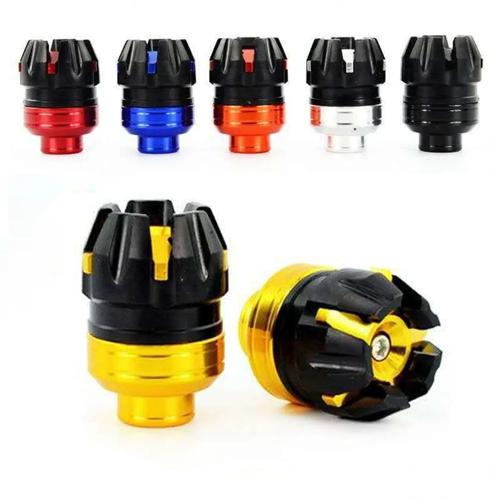 2 PCS Motorcycle Frame Sliders Motorbike Crash Pad Colorful Scooter