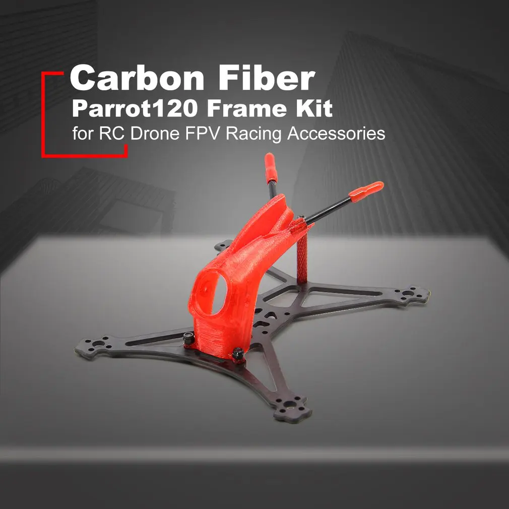 

HGLRC Toothpick parrot120 Carbon Fiber Frame Kit 2.5inch for RC Drone FPV Racing Accessories Support camera 14X14mm