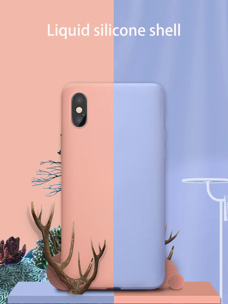 

Applicable to Apple iPhone11pro max XS Max xs xr x 8plus 7plus 8 7 6Splus 6S 6plus 6 liquid silicone soft shell phone case