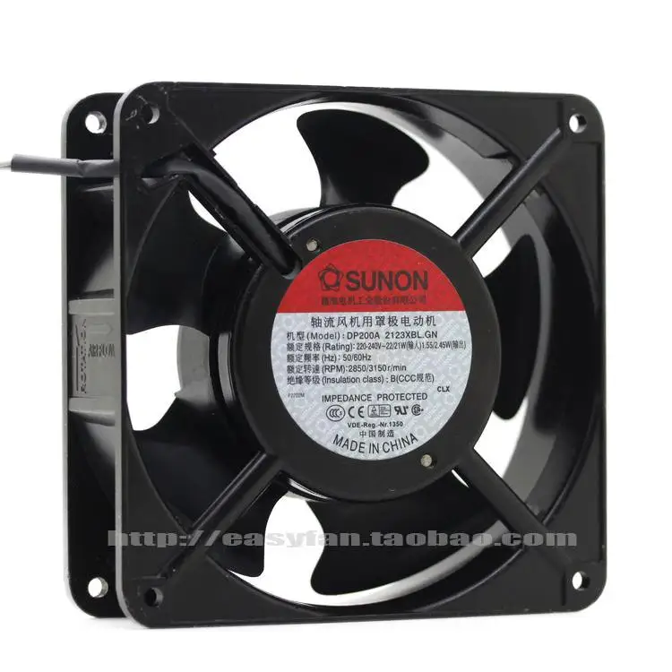 

SUNON DP200A 2123XBL.GN 12038 12CM 220V Cooler Cabinet Cooling Fan 120x120x38mm