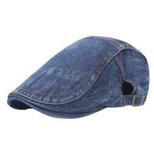 Хлопковая одежда для вождения, устойчивая Регулируемая Кепка, подарок, Уличная Повседневная однотонная мужская шапка, плоская, моющаяся, Модный берет