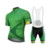 Männer "BRASILIEN" kurzarm Sommer-Radfahren-Set-MTB-Sport-Radfahrbekleidung 1