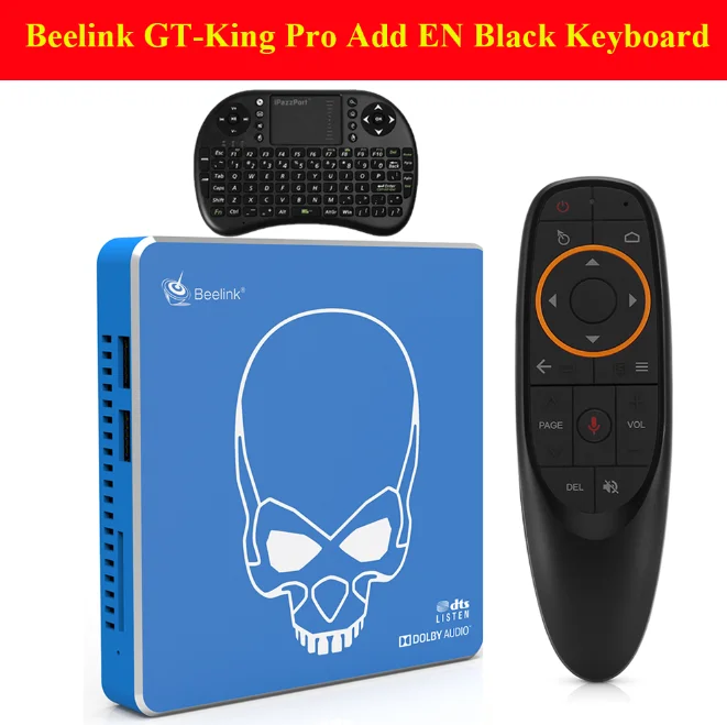 4GB 64GB EN black Beelink GT-King Pro Android 9.0 Smart TV BOX 4GB 64GB Amlogic S922X-H BT 4.1 2.4GHz+5.8GHz Hi-Fi Lossless Sound TV BOX In Stock - Цвет: 4GB 64GB EN black