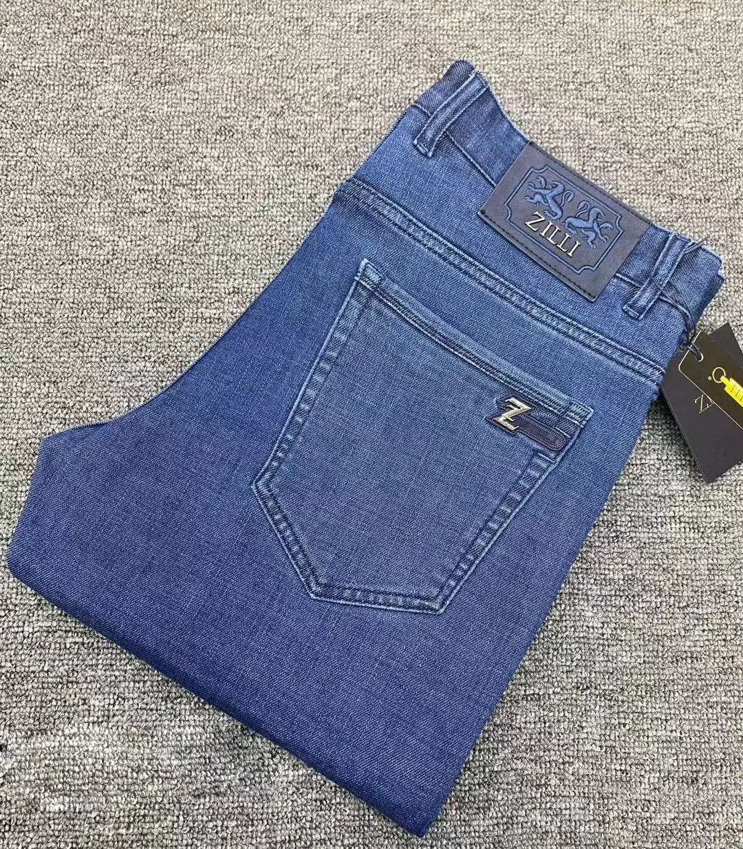 Billionaire Jeans Cotton Men 2021 Autumn Winter New Thick Commerce