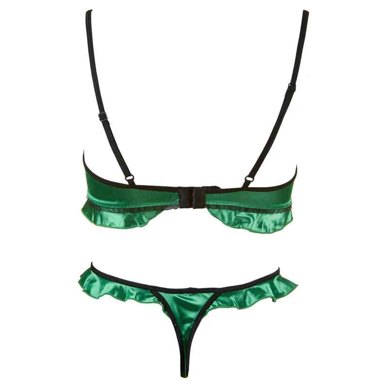 Sexy Set Exotic Wear Open Crotch Open Bra Panty Sissy Sexy Bikini Micro Mini Thong Women Sexy Christmas Lingerie Lenceria Hot