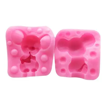 

2020 New 3D Small Mouse Mousse Cakes Silicone Mold DIY Cake Decoration Candle Molds
