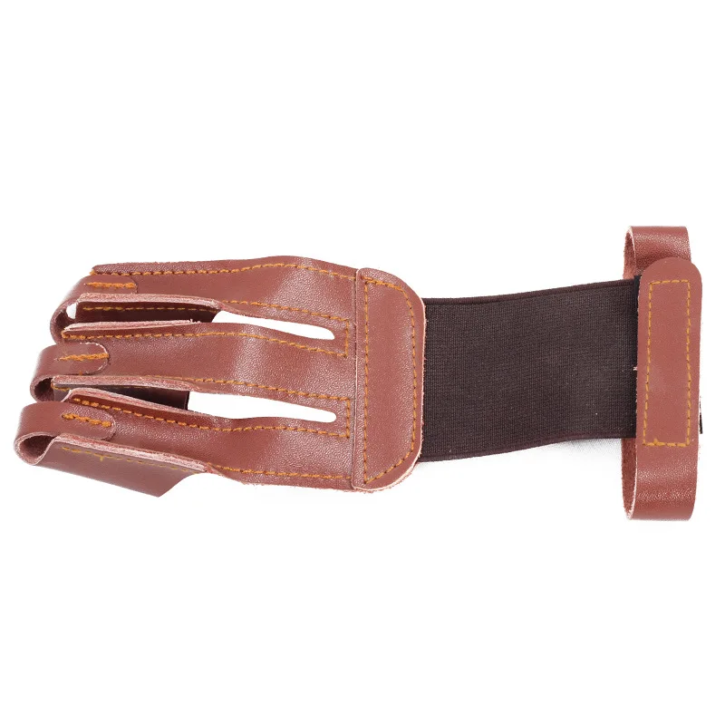 Защитные перчатки из микрофибры с 3 пальцами защитные для стрельбы лука охоты