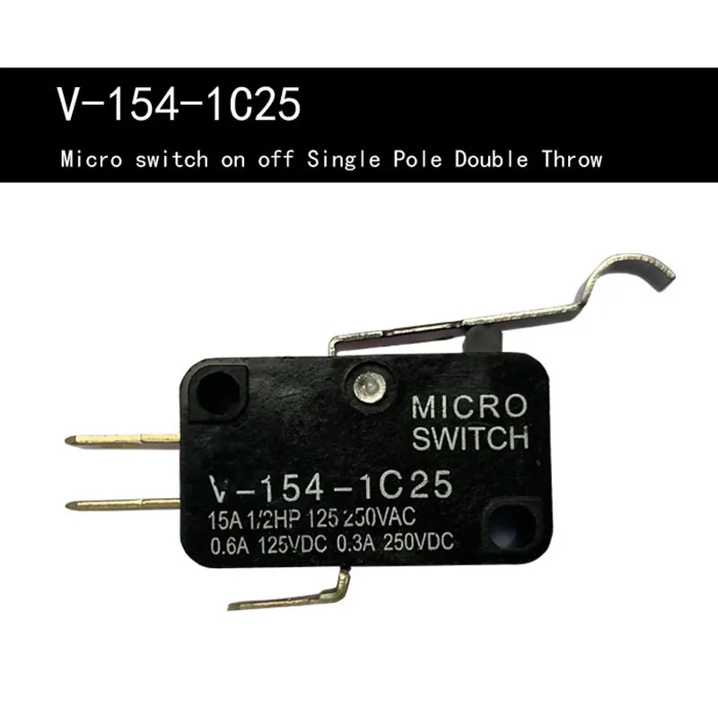 1 шт. V-15 v-152 v-153 v-154 v-155 v-156-1c25 микропереключатель предельный ход Мгновенный Переключатель сброса
