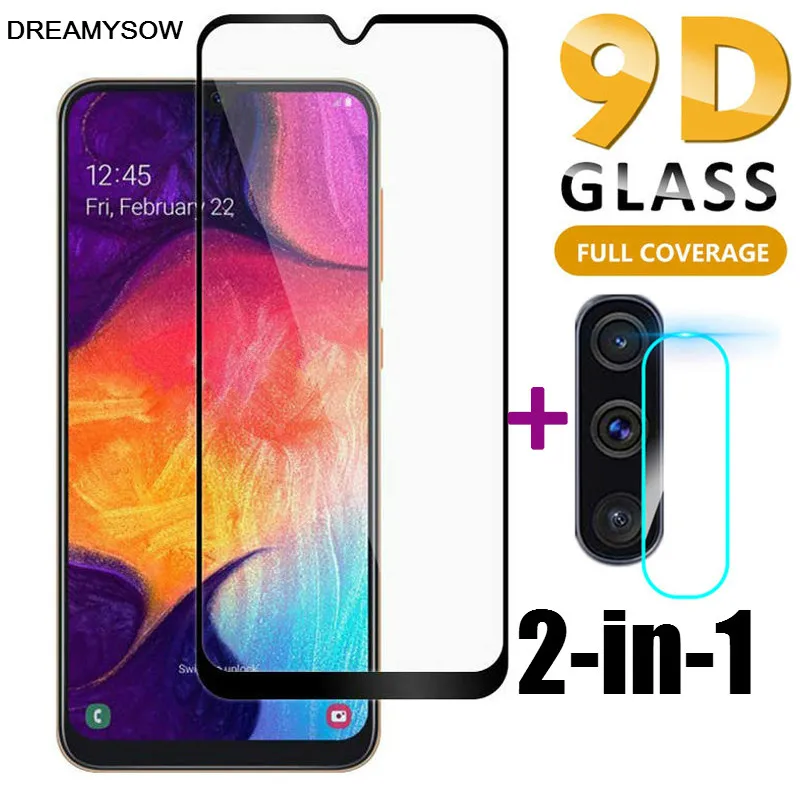 

2 in 1 Camera Lens Tempered Glass For Samsung Galaxy A70 A20 A30 A40 A50 A80 A40 J4 J6 A6 A8 Plus A7 M30 M20 M10 Glass Protector