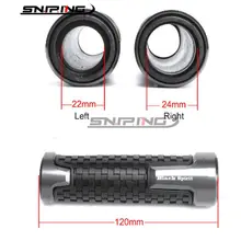 Руль мотоцикла, аксессуары ручки 7/" 22 мм для Kawasaki Z ZR ZX 125 250 750 750R 750S 800 CNC алюминиевые ручки мотоцикла