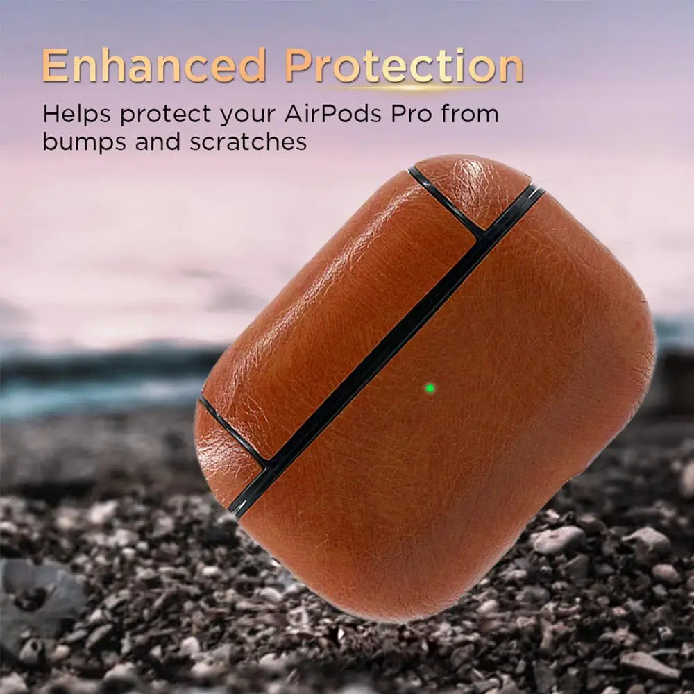 Из искусственной кожи чехол для AirPods Pro Чехол Coque Earpods чехол для Airpod Pro Чехол для Apple Air Pods Pro Earbud зарядная коробка