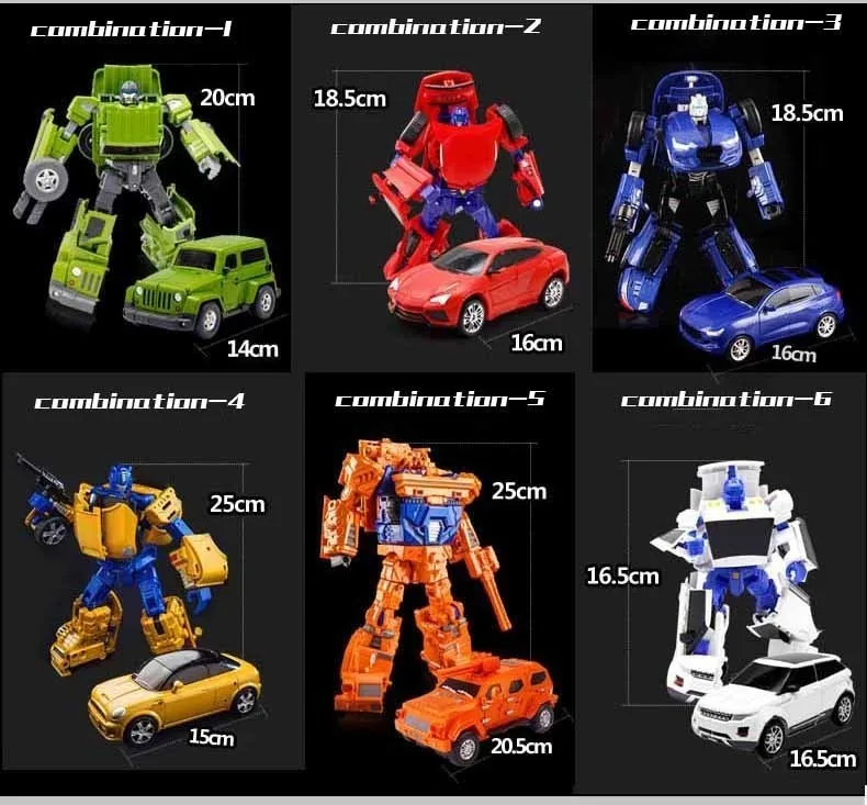 WEIJIANG W8001-6 трансформация Gunpla Figma Аниме сериал фигурка модель деформируемый робот большой размер игрушки из АБС-пластика для мальчика