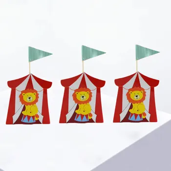 

20pcs Circus Animal Candy Box Cartoon Kids Birthday Party Baby Shower Gift Boxes Favor Box Treat Box (Lion)