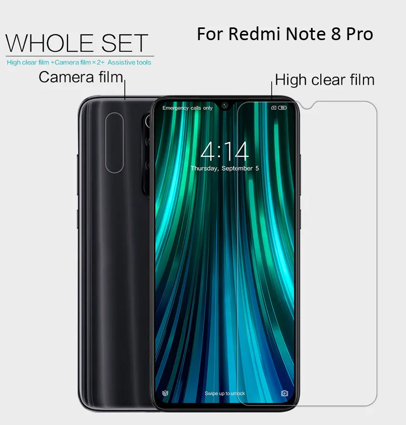 Nillkin HD Прозрачный экран Защитная пленка для Xiaomi Redmi Note 8 Pro 8T